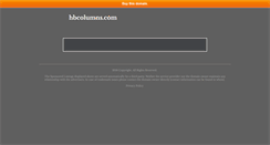 Desktop Screenshot of hbcolumns.com